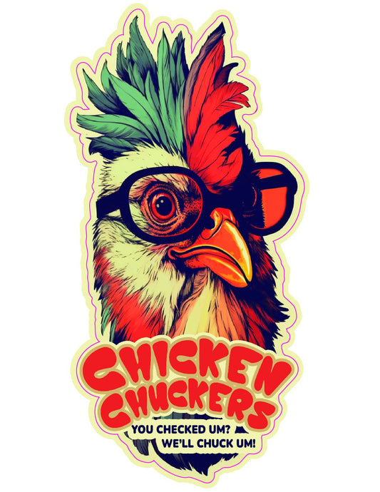 Chicken Chuckers Sticker 1