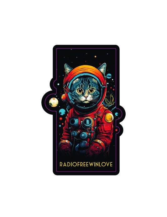 Cats in Space Sticker 4 - The Nebula Nymph