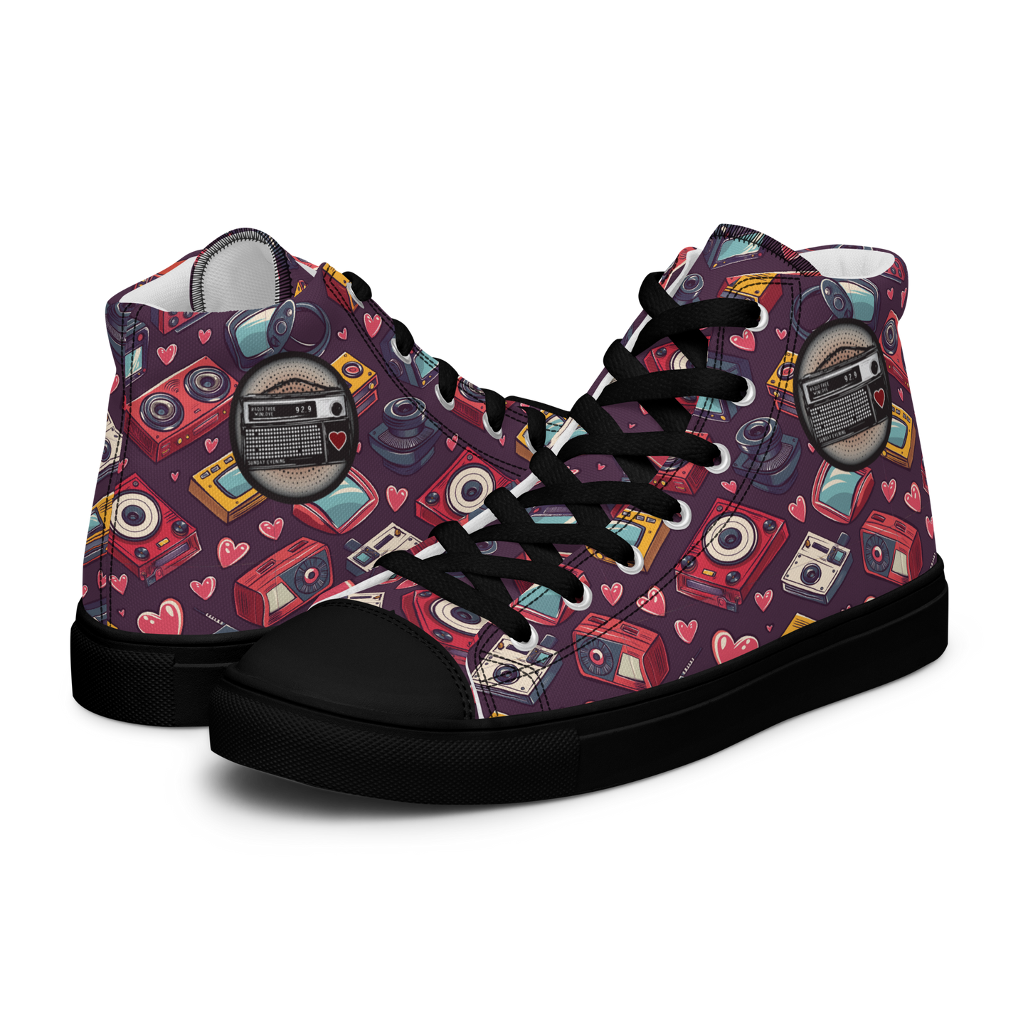 RadioFreeWinlove Mens Hightop Shoe