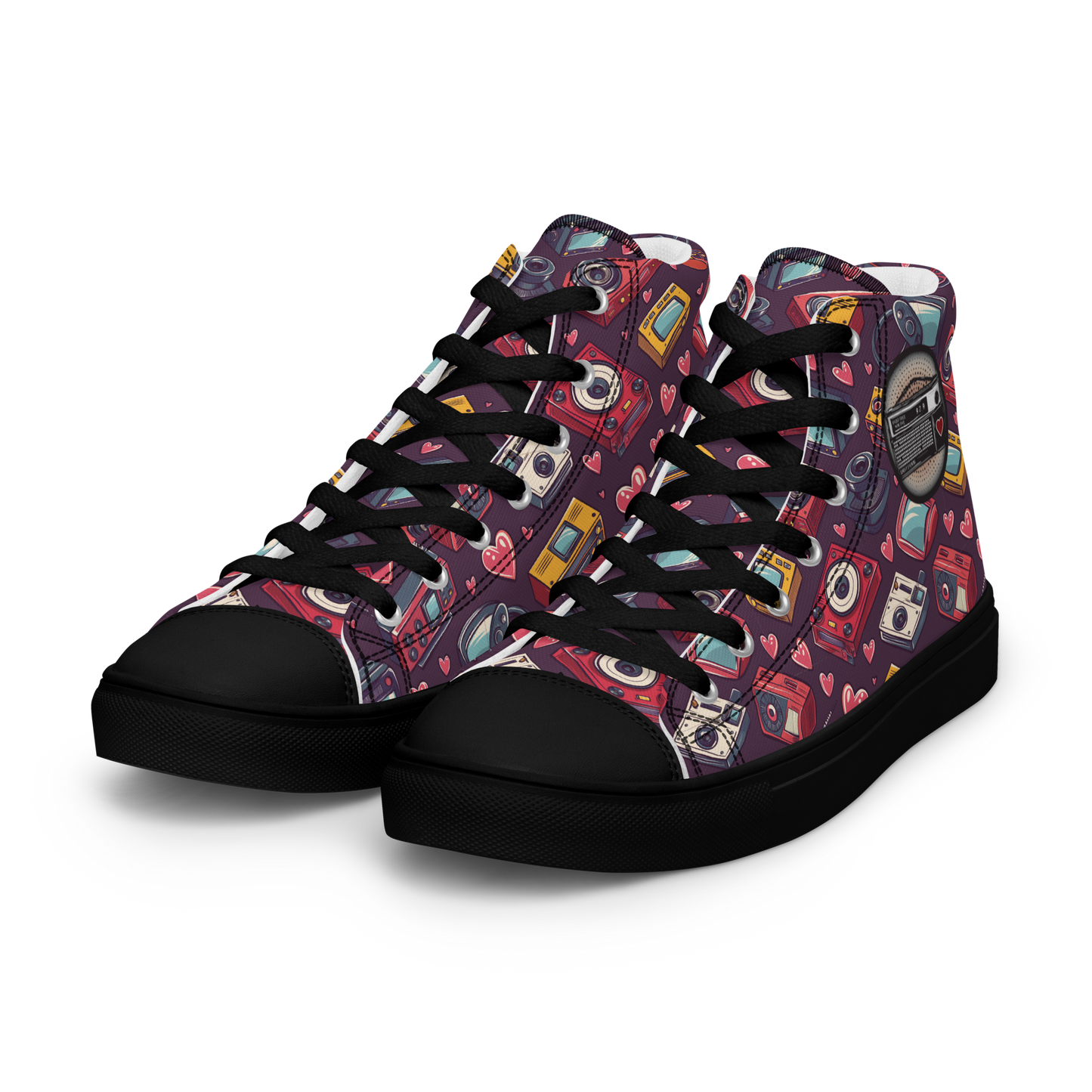 RadioFreeWinlove Mens Hightop Shoe